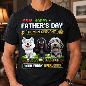 Owned & Operated By Paws- Custom Unisex T-shirt, Hoodie - Personalized Father's Day Birthday Gifts For Dog Lovers