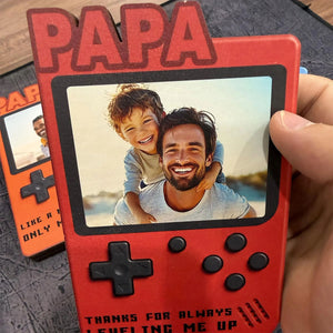 The Best Dad Ever Retro Gaming Photo Keepsake