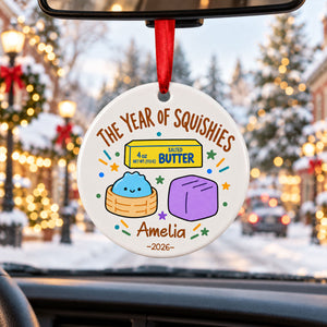 The Year of Squishies - Personalized Ceramic Ornament