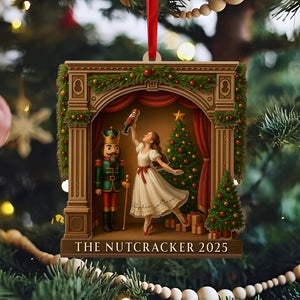 Personalized Nutcracker Clara Christmas Ornament, Nutcracker Acrylic Shaped Ornament, Clara Ballet Dancer Gift Ballerina Gift, Nutcracker Gift
