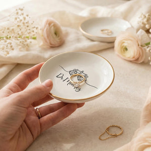 Personalized Optometrist Gift | Optometry Graduation Present | Custom Eye Doctor Ring Dish |Medical Professional Jewelry Holder