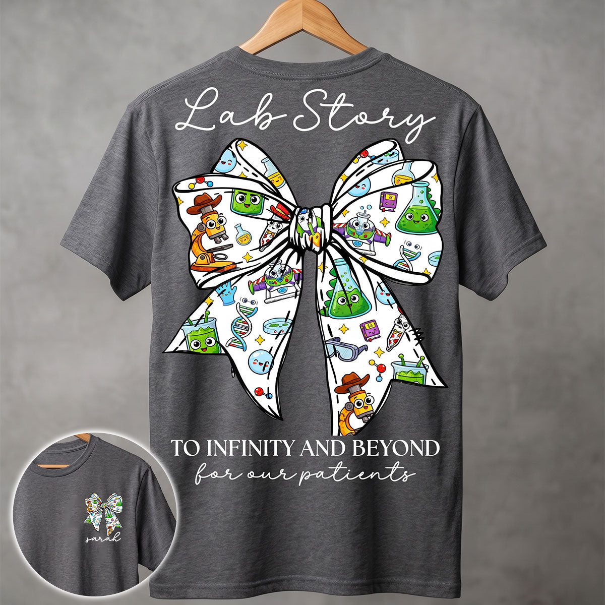 To Infinity And Beyond For Our Patients - Personalized T-shirt For Nurses Doctors