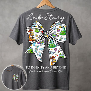 To Infinity And Beyond For Our Patients - Personalized T-shirt For Nurses Doctors
