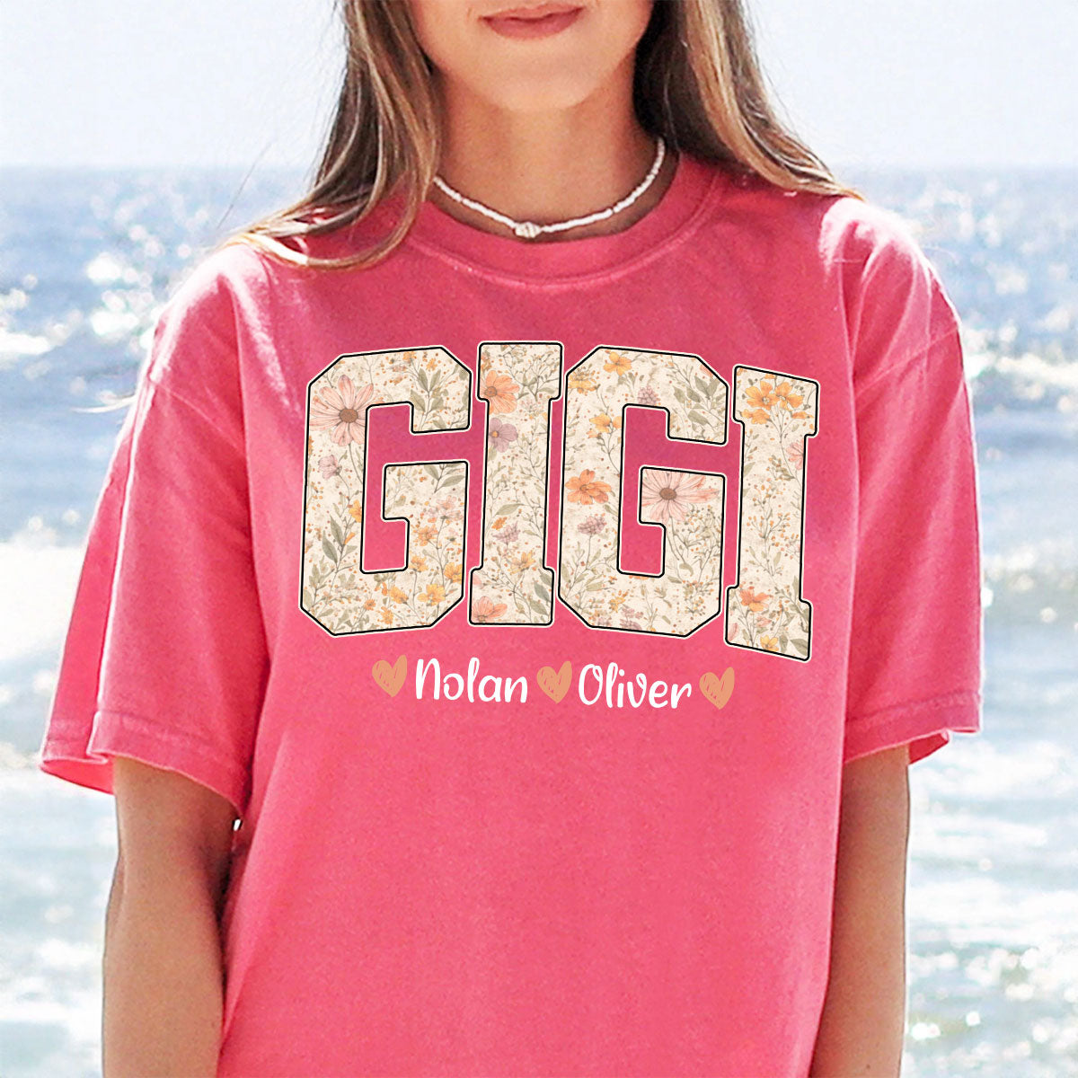 Wildflower Floral Lettering For Mom Grandma - Personalized T-ShirtWildflower Floral Lettering For Mom Grandma - Personalized T-Shirt 4_fe69e749-68ef-44a0-ba75-6147e185392c.jpg