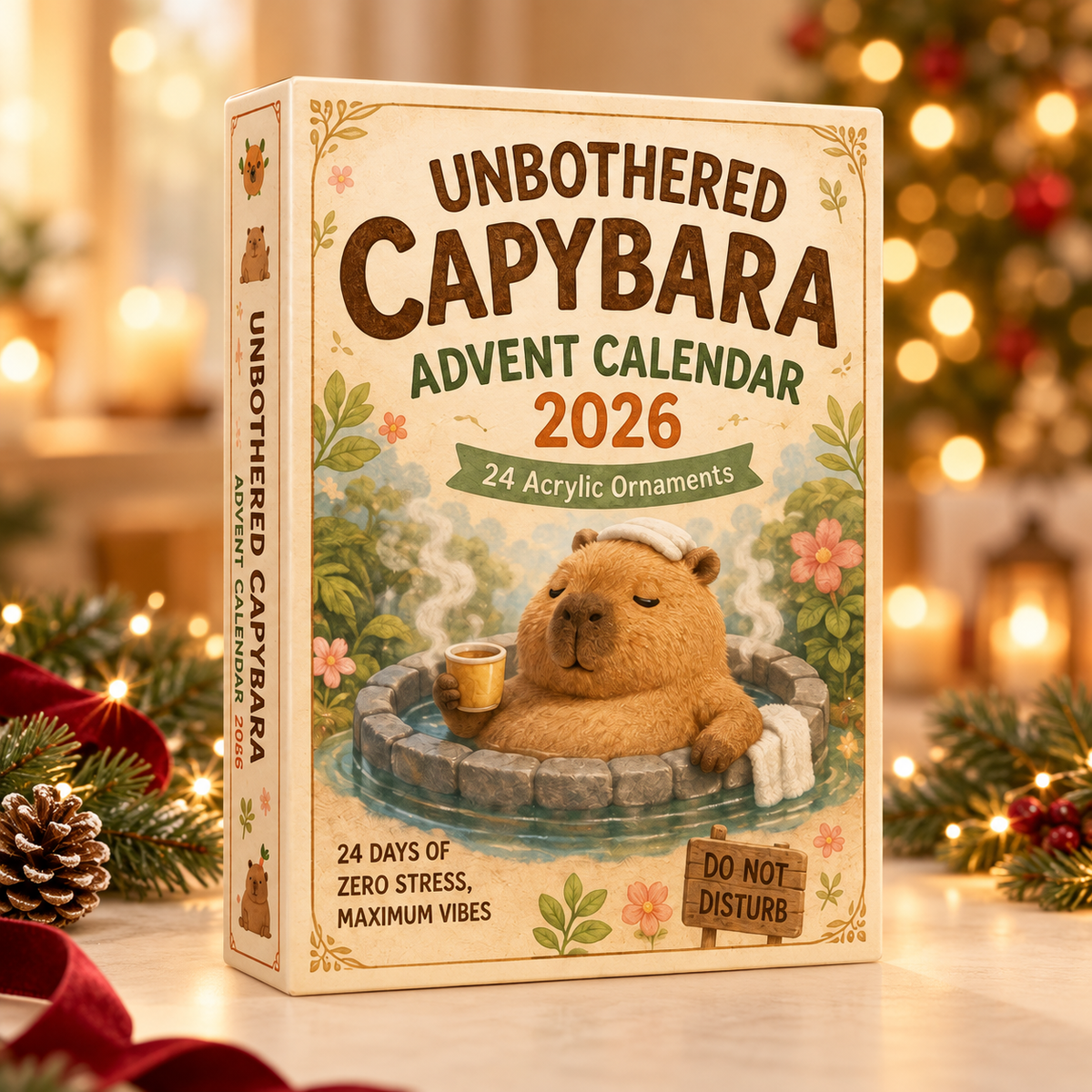 Unbothered Capybara Advent Calendar 2026 - 24-Day Festive Countdown, Acrylic Charms Blind Box - Gift For Capybara Lovers 4a0fdd98-fcea-41b7-a8ad-8526cf426a0d-capybara-box.png