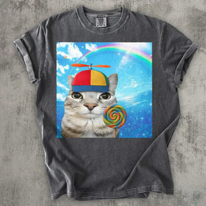 Happy Cat Dreamcore T-shirt, Funny Cats Shirt, Brainrot Meme Tee, Silly Kitten Tee, Cat Lover Gifts, Weird Tees, Gen Z Humor Tshirt 4a170da8-66b4-46d8-95d2-045bf51358c0-de-8-.webp