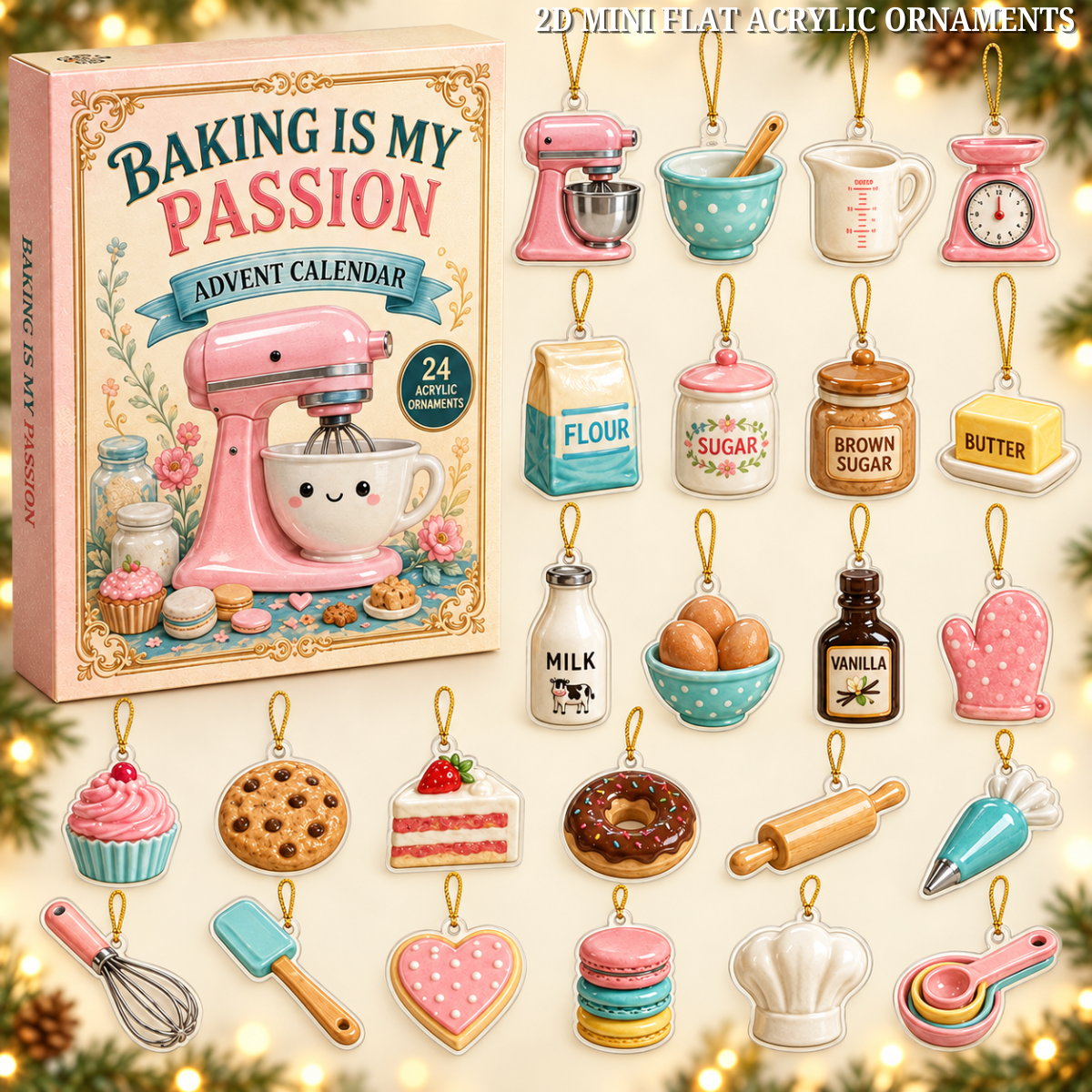 Baking Time Advent Calendar 2026 - 24-Day Festive Countdown, Acrylic Charms Blind Box - Gift For Bakers 4a1d9bd4-0f09-4310-95bb-8336d7d27978-baking-text.png