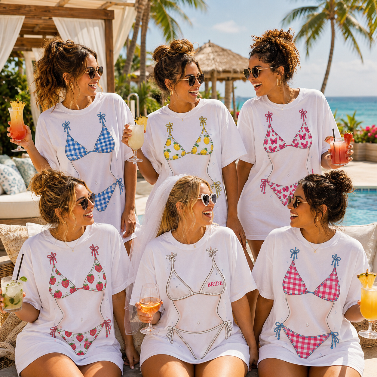 Bachelorette Bikini Tee | Beach Bachelorette Shirt | Bride Bikini T-Shirt | Girls Trip Tee | Oversized Beach Tee | Custom Destination Tee 4a228c51-599e-41f9-a905-044dab281371-banner-1.png