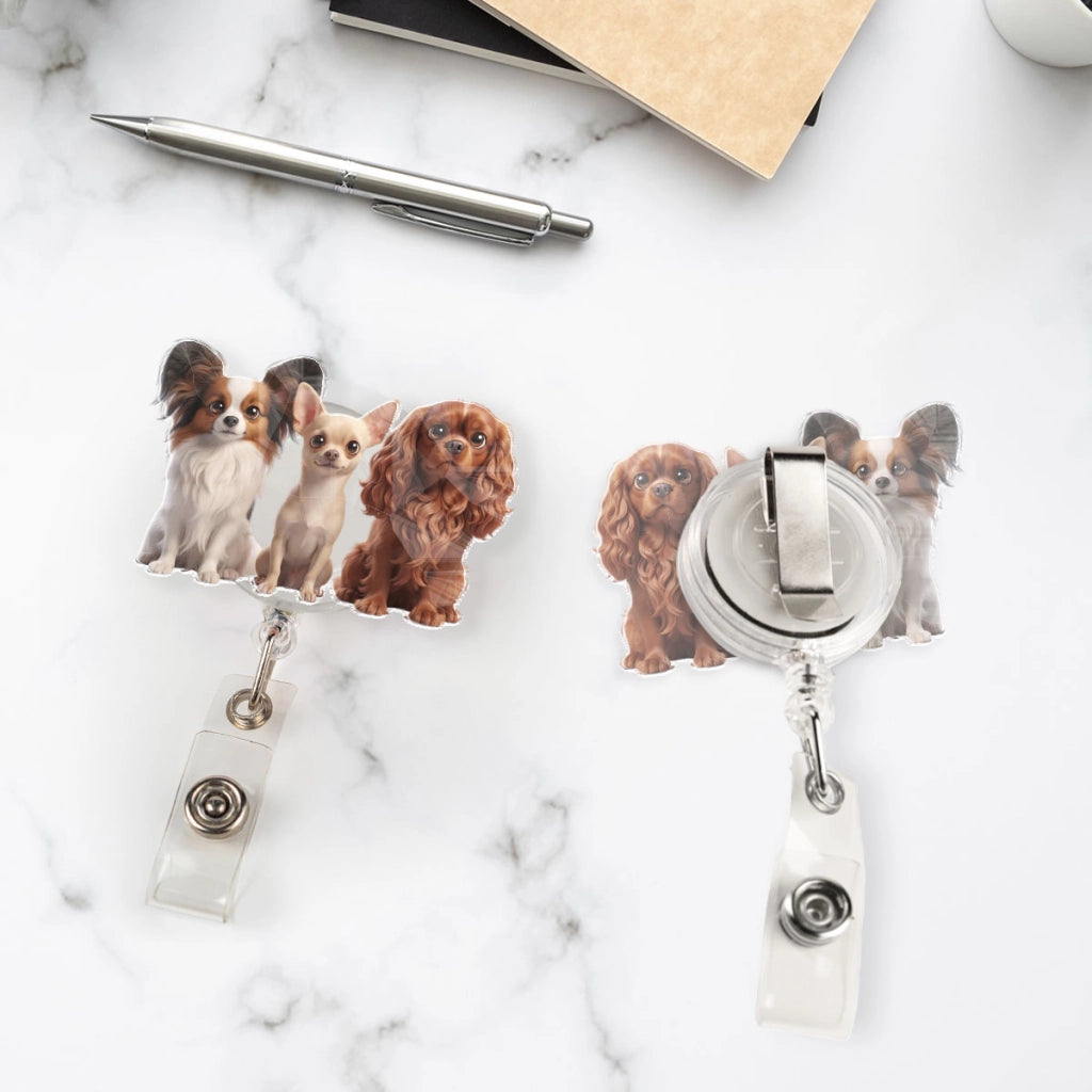 Bringing You Along To Work - Personalized Acrylic Badge Reel 4a28f9a4-98c7-49c2-91c8-232a69ce2def-2.webp