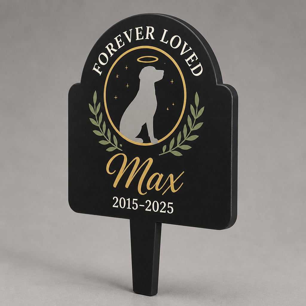 Forever Loved Pet Memorial Yard Sign – Name & Years - Personalized Yard Sign 4a38b807-afff-4a61-a928-f90c2d9496d2.jpg
