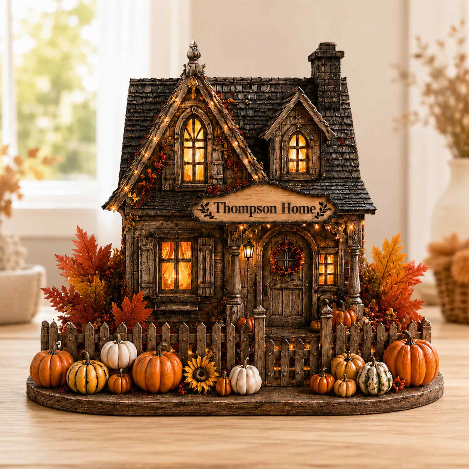Personalized Harvest Home Wooden Block,Autumn Village Wooden Sign,Fall Pumpkin Decor,Thanksgiving,Harvest Home Gift,Cozy Country Shelf Decor 4a49a67e-31b2-4da5-a6f6-a5537878f47e-1.jpg