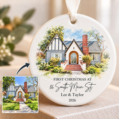 Personalized New Home Christmas Ornament, Custom House Photo Ornament, First Christmas in New Home Keepsake, Housewarming Gift 4a56c309-b883-41d3-a32c-e12296fdd12f-3.jpg