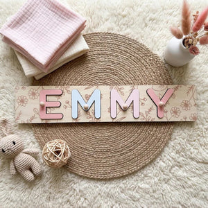 Personalized Name Puzzle, 2nd Birthday Gift, Toys for Toddler, Nursery Decor, Patterned Flower Puzzle, Baby Boy Gift, Baby Girl Busy Board 4a7ff424-ff69-4d83-b84c-803e71f0c3cc-dsdsdsdf6y-7-.jpg