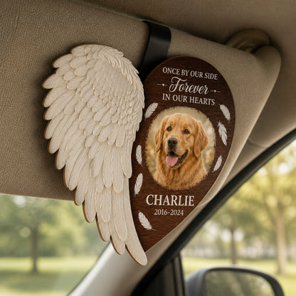 Pet Memorial Angel Wing Visor Clip – Forever in Our Hearts - Personalized Wooden Car Visor Clip 2 Layer 4a81c8fc-d9e0-4e9f-afc6-752100cd2079.jpg