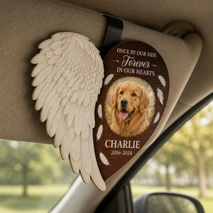 Pet Memorial Angel Wing Visor Clip – Forever in Our Hearts - Personalized Wooden Car Visor Clip 2 Layer 4a81c8fc-d9e0-4e9f-afc6-752100cd2079.jpg