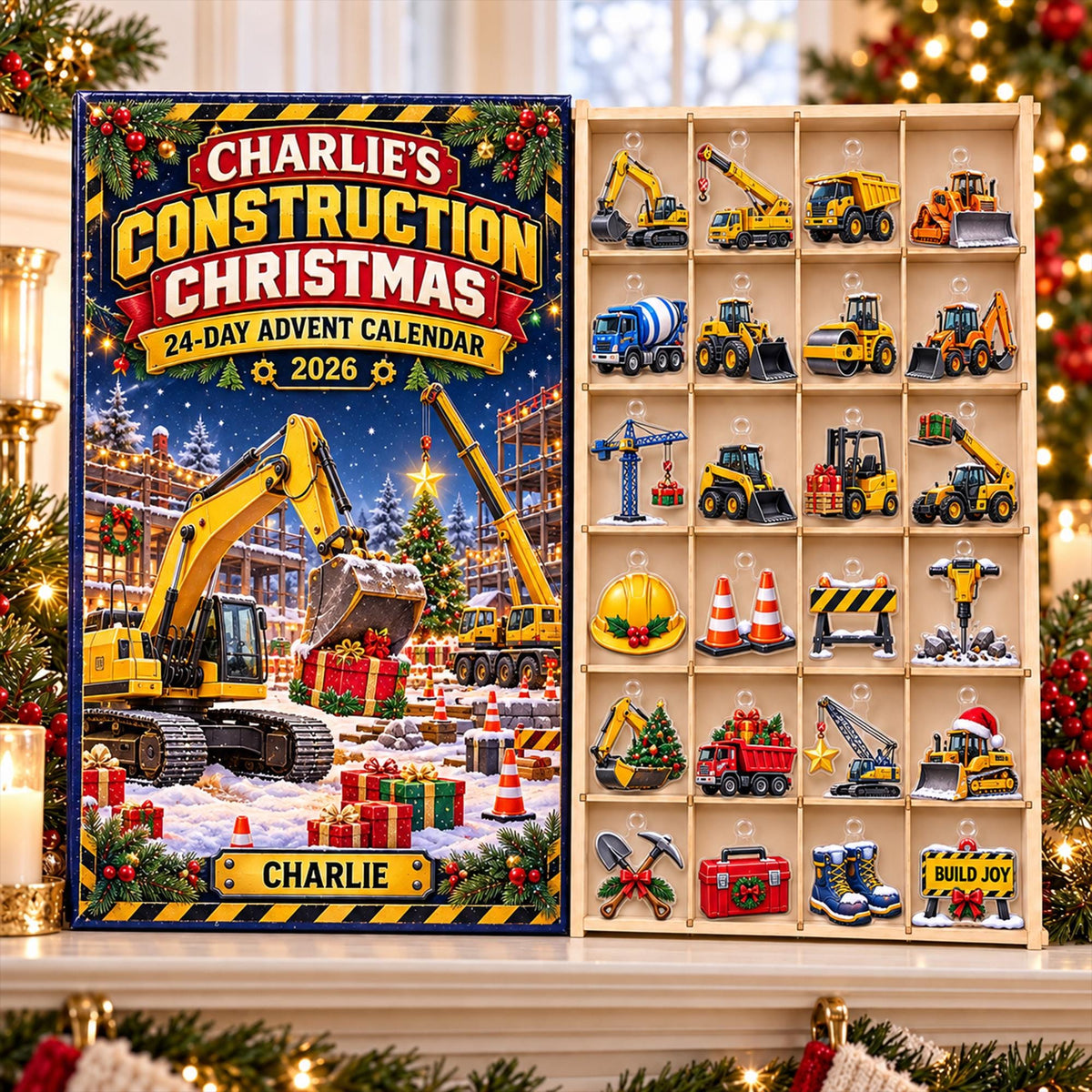Personalized Construction Advent Calendar 2026, Truck Christmas Countdown, 24 Day Acrylic Ornament Set, Construction Toy Gift for Boys 4a8c6e4d-4b50-4f02-aad1-5b1145327797-il_fullxfull.8603075298_b821.jpg
