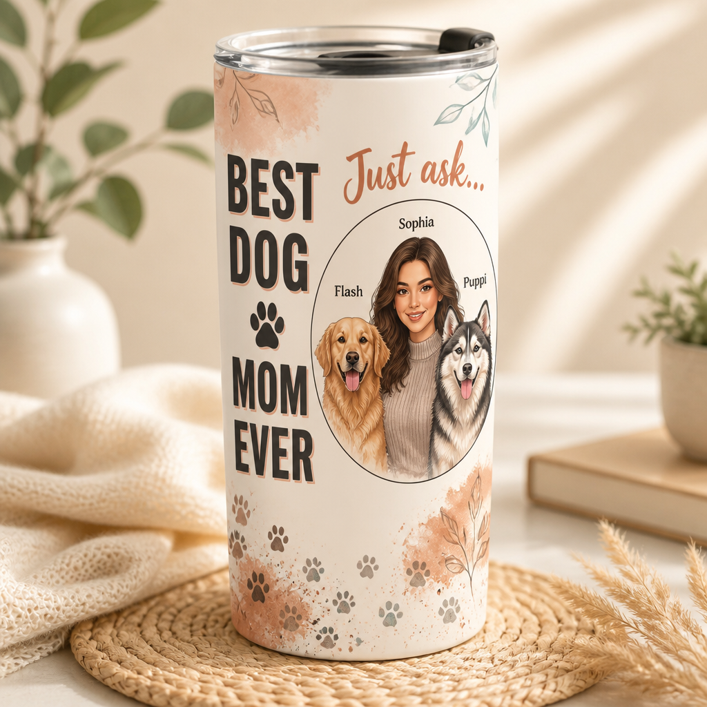 Best Dog Mom Ever Custom Portrait Tumbler (You + Up to 2 Dogs) - Personalized Tumbler 4a96d19e-cc5d-4524-b271-a0130aa04146.png