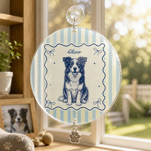Custom Pet Sketch Name Magnet - Personalized 1 Layered Suncatcher with Charm 4a9a8289-8d57-4809-bbe0-03094cf95989.jpg