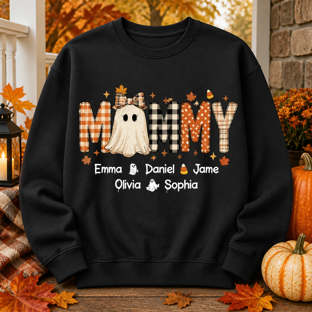 Halloween Mommy Ghost Names Sweatshirt - Personalized Sweatshirt 4ab60f61-0695-4155-955a-1447b4955a6f.png