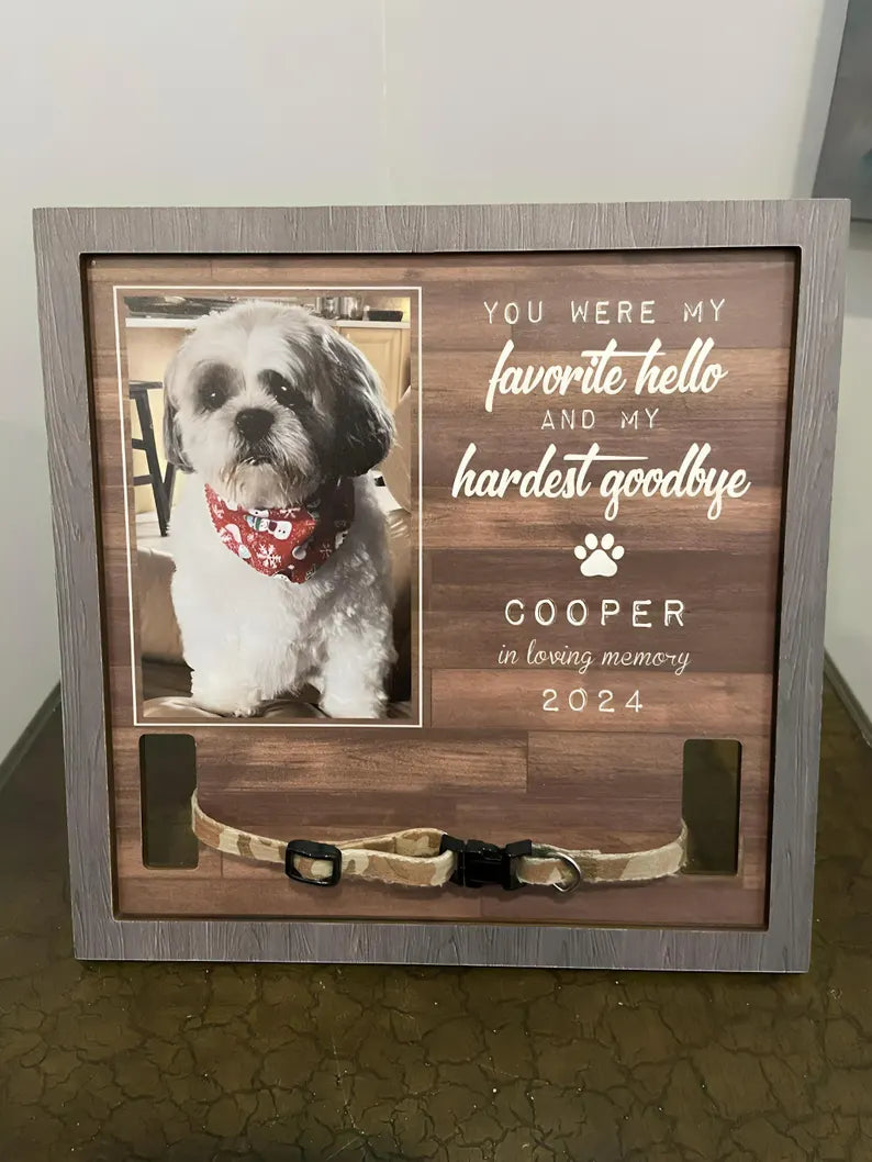 Personalized Pet Memorial Sign: Collar Frame, Photo Upload, Wood 4ad279ad-b862-4d91-b7d4-5e8697b72f83-rehyyju-3-.webp