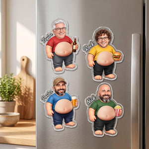 Custom Face Photo Fridge Magnet, Funny Personalized Dad Gift, Acrylic Squeeze Belly Magnet, Husband Grandpa Birthday Christmas Keepsake 4ae1ad7f-bd51-4cb5-953c-0ef00bf4069b-ghbhngf.jpg