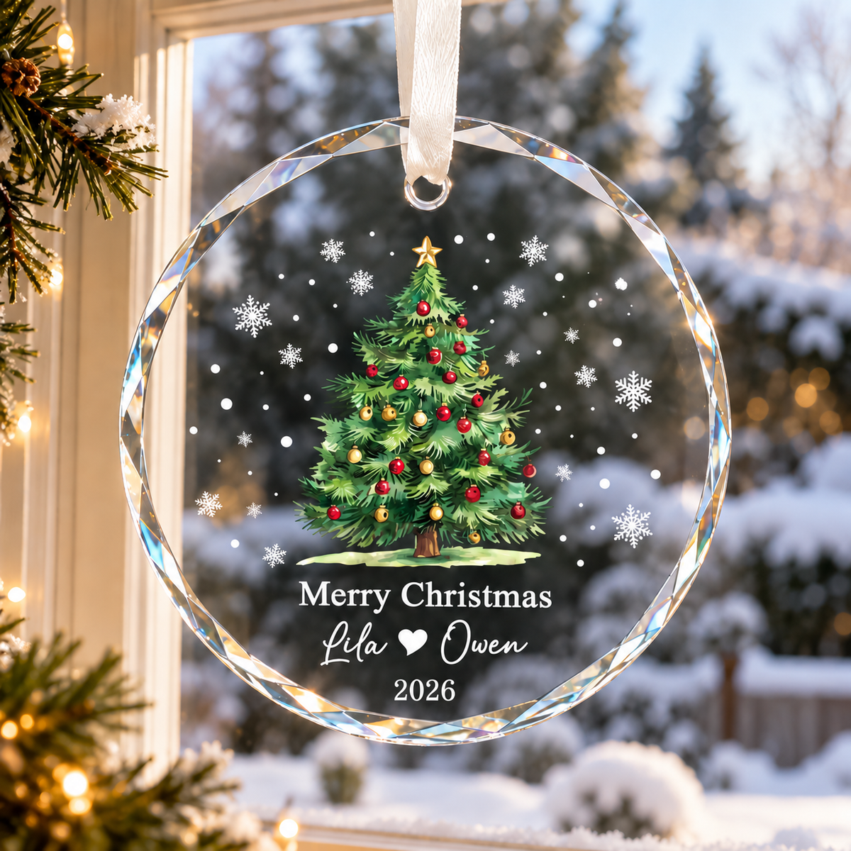 Personalized Crystal Christmas Tree Ornament, Custom Name Keepsake, Couple Holiday Decor Gift 4ae2bd55-927a-4fa1-afeb-90419c5ba343-banner-1.png