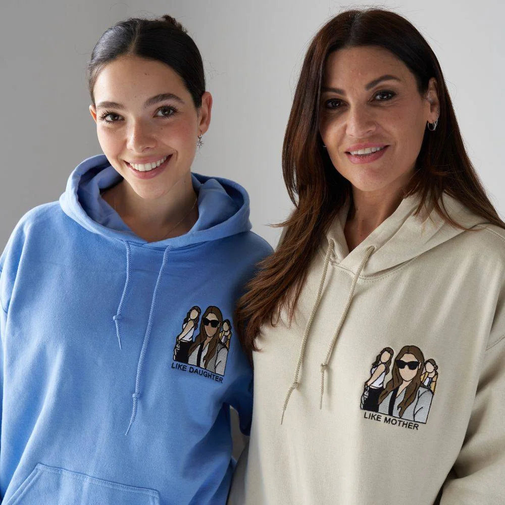 Personalized embroidered custom your own photo shirt - Handmade shirt