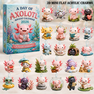 A Day Of Axolotl Advent Calendar 2026 - 24-Day Festive Countdown, Acrylic Charms Blind Box - Gift For Axolotl Lovers 4b1ce64f-366f-426b-9e52-55d9a7398f78-axolotl-text.png