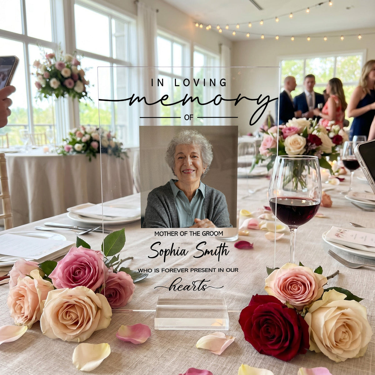 Custom Photo Reserved Memorial Wedding Decor - Personalized Acrylic Plaque - Memorial Gift 4b4c03f9-b4b3-44dd-946d-b1fe67183a4d-3.jpg