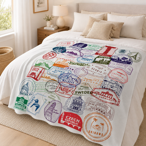 Adventure Awaits Custom Blanket, Create Your Own Velveteen Blanket Design with Travel Stamps from Countries Around the World, Traveler Gift 4b6723a3-c2e5-43b7-9dac-ddf9552c38ac-2064c91e-372b-4c07-8bae-39be82164f86.png