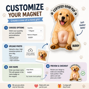 Custom Pet Boop Magnet – Photo Upload with Name Badge - Personalized Acrylic Refrigerator Magnet - Soft Rubber Belly 4b70b5c8-47d8-4f20-b828-6defd6c12e9b.jpg