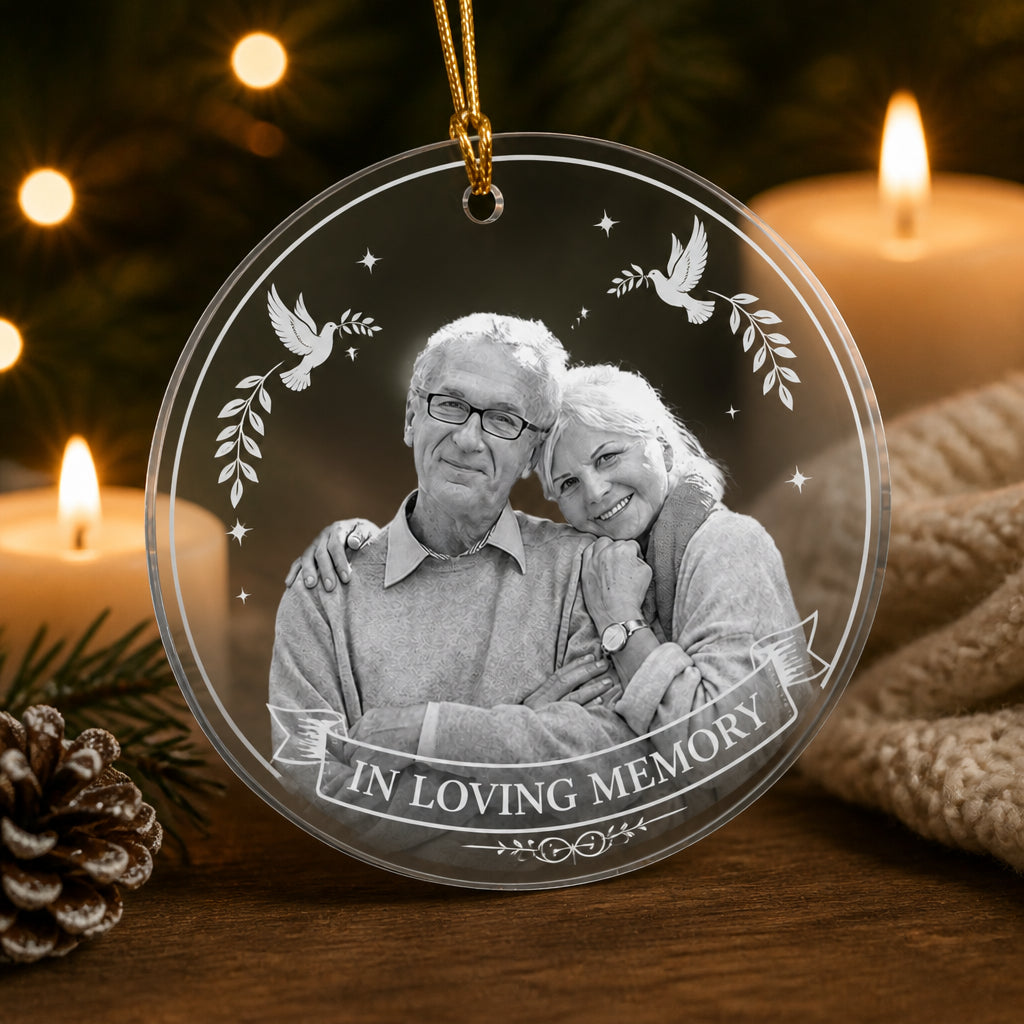 In Loving Memory Photo Acrylic Ornament - Personalized Transparent Acrylic Ornament 4b7297f8-9371-4554-af6c-48c6aafcf08a.jpg