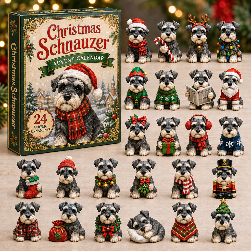 Christmas Schnauzer Advent Calendar 2026 - 24-Day Festive Countdown, Acrylic Charms Blind Box - Gift For Schnauzer Lovers 4b8ff9f5-d310-4b65-a353-3063b5325fee-schnauzer.jpg