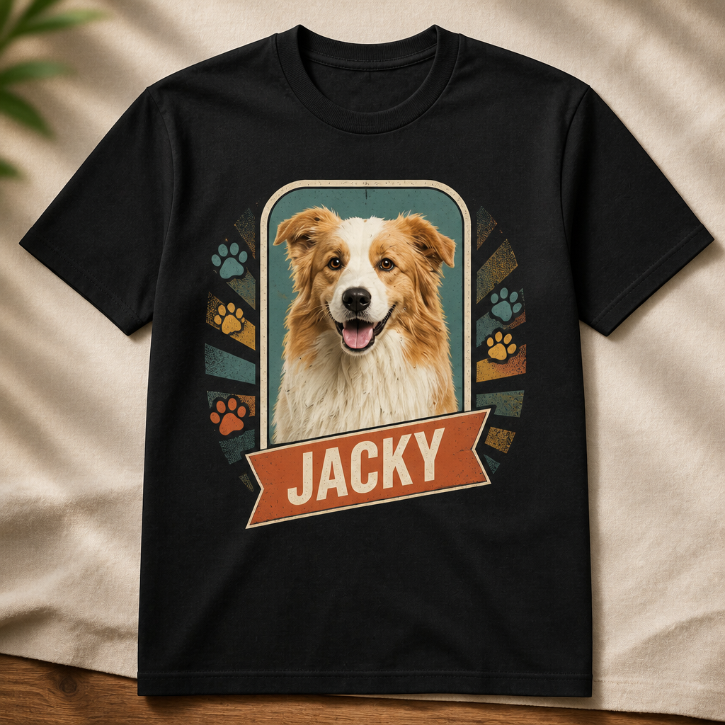 Vintage Paw Badge Custom Pet Photo Tee - Personalized T-shirt 4b9d0890-2e41-4ed6-9c48-3a6e661e10ac.png