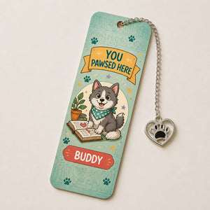 You Pawsed Here Pet-Name Acrylic Bookmark - Personalized Acrylic Bookmark 4ba12a88-0432-4b2c-ae1f-5e9c02ede2c1.jpg