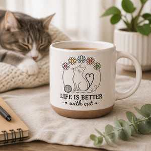 Life Is Better With Cat - Pottery Mug - Pottery Mug 4bad86ce-d9b5-4cc3-9dd4-a732de429f40.jpg