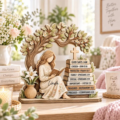 Custom Christian Wooden Table Block, Personalized Name Scripture Decor, Bible Reading Woman Gift, Faith Inspired Home Keepsake 4bb7c801-52f3-48d5-9c25-290433f6b5b1-gyuk7uy-2-.webp