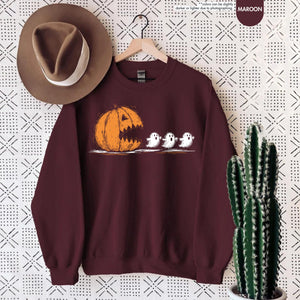 Halloween Pumpkin Eat Ghost Shirt, Funny Halloween Shirt, Halloween Gamer Gift, Halloween Party Tee, Pumpkin Ghost Shirt, Spooky Ghost Tee 4bb99eb3-e58e-43e0-8413-01bf7b20dd33-2.jpg