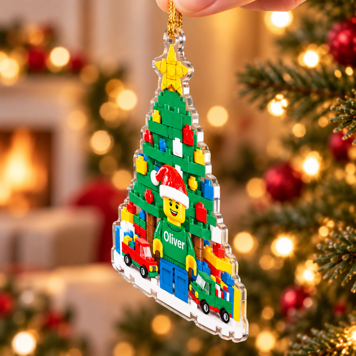 Personalized Master Build Christmas Ornament, Custom Kid Name Gift, Builder Christmas Ornament, Little Boy Keepsake, Building Block Toy Gift 4bc96733-f093-4eed-8567-5340c46e1c8e-3.png