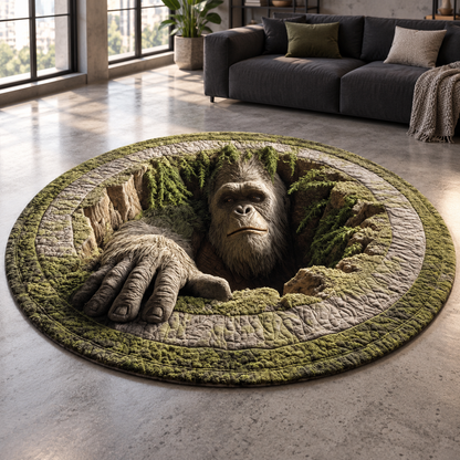 Bigfoot Round Mat, Sasquatch 3D Illusion Rug, Forest Creature Floor Mat, Rustic Cabin Decor, Cryptid Rug, Bigfoot Lover Gift 4bd9dbfd-77b2-48de-be46-fb2bd0634a1c-Th-m-kh-t-h-o-gi-c-1.png