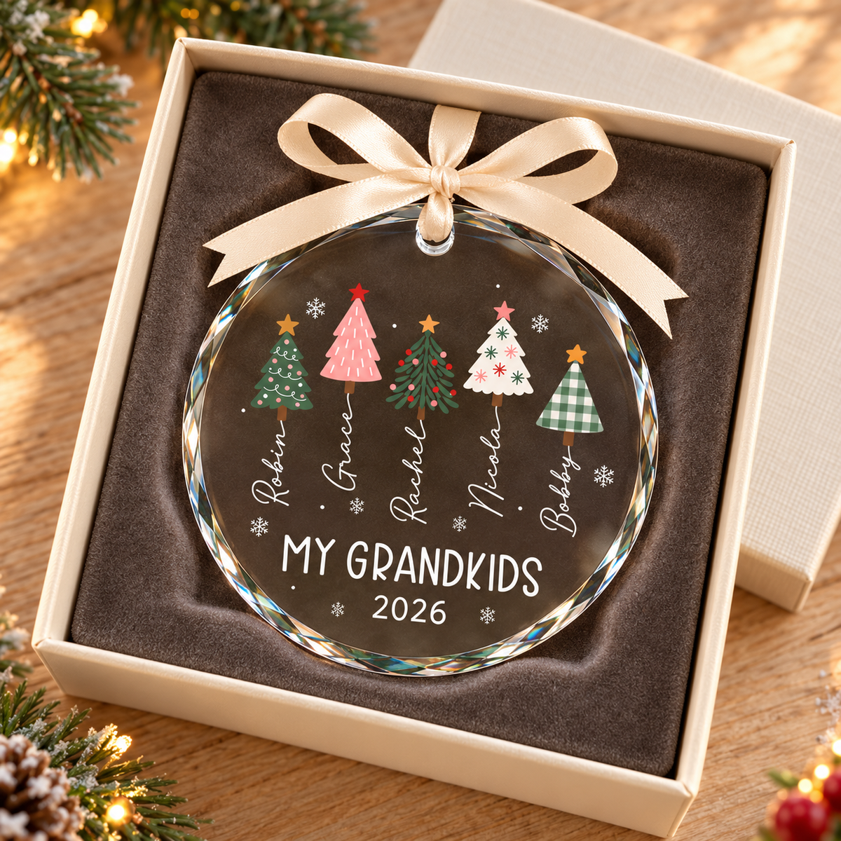 Custom Grandkids Names Christmas Ornament, Grandparent Christmas Ornament, Gifts for Papa Nana, Family Keepsake, Xmas Gifts 2026 4bea159e-e234-4329-94dd-ed4bf56c4a38-banner-2.png