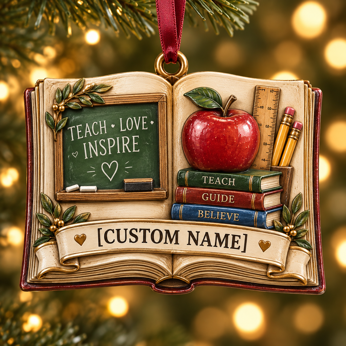Personalized Teacher Open Book Christmas Ornament - Custom Name Teach Love Inspire Tree Decor 4c21ec42-0731-4adb-8fc9-40bc17d98177-Teacher-s-Holiday-Open-Book-Ornament-Image-Sep-22-2026-05_06_46-PM.png
