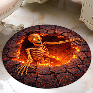 Inferno Skull Round Rug: Flaming Skeleton Illusion Carpet, Lava Stone 3D Gothic Bedroom Decor 4c446275-03fe-45d5-aad3-dd3b5fc3f567-banner-1.jpg