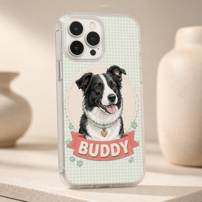 Custom Pet Portrait Phone Case (Photo Upload + Name) - Personalized Phonecase 4c80393c-7606-418f-9593-44327620f7e3.jpg