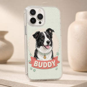 Custom Pet Portrait Phone Case (Photo Upload + Name) - Personalized Phonecase 4c80393c-7606-418f-9593-44327620f7e3.jpg