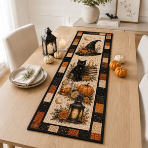 Witchy Halloween Quilted Table Runner, Black Cat Witch Hat & Pumpkin Patchwork Runner, Gothic Fall Table Decor 4c9a2644-bec9-42eb-bfc3-4b885e28a65e-Image-Aug-13-2026-01_39_52-PM-2-.png