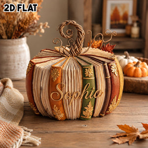 Personalized Fall Book Pumpkin Wooden Block, Custom Pumpkin Book Nook Decor for Book Lovers, Unique Librarian Gift, Book Lover Gift 4c9af405-1541-42cf-b4b7-91f6e5d7af68-7.jpg