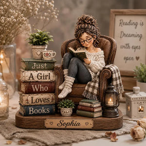 Book Lover Figurine, Reading Girl Statue, Custom Name Decor, Cute Reader Desk Art, Student Present, Daughter GIFT 2026, Coworker Item 4c9e8c48-ed46-4074-9e26-df0cd6e0d0da-gfh-14-.webp