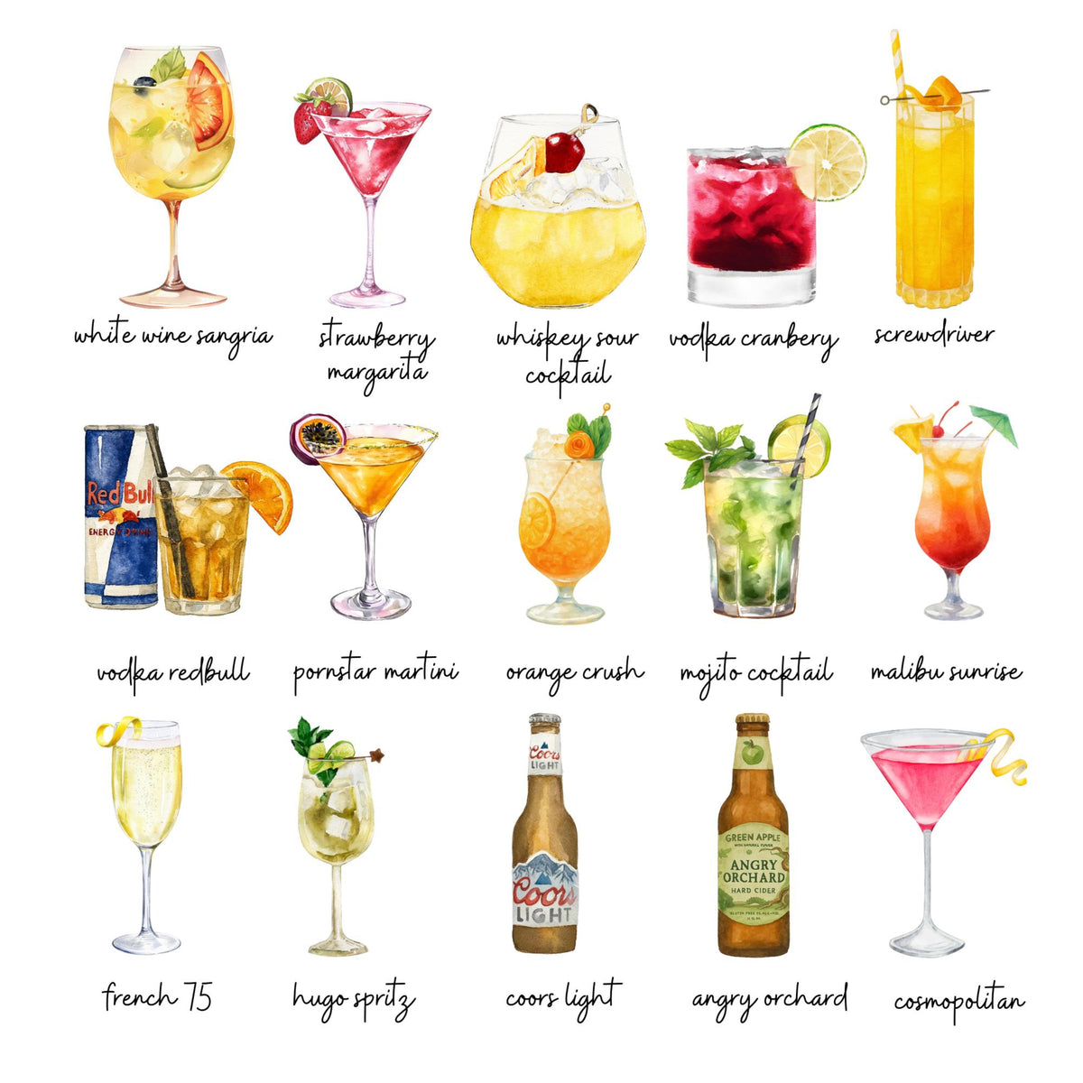 Custom Roommate Drink Print, Roommates as Drinks, Cocktail Poster, Trendy College Apartment Dorm Art, Bar Cart Decor, Personalized Wall Art 4ca2dd00-b3dc-43a7-b214-c67e2fc1bbc5-8.jpg