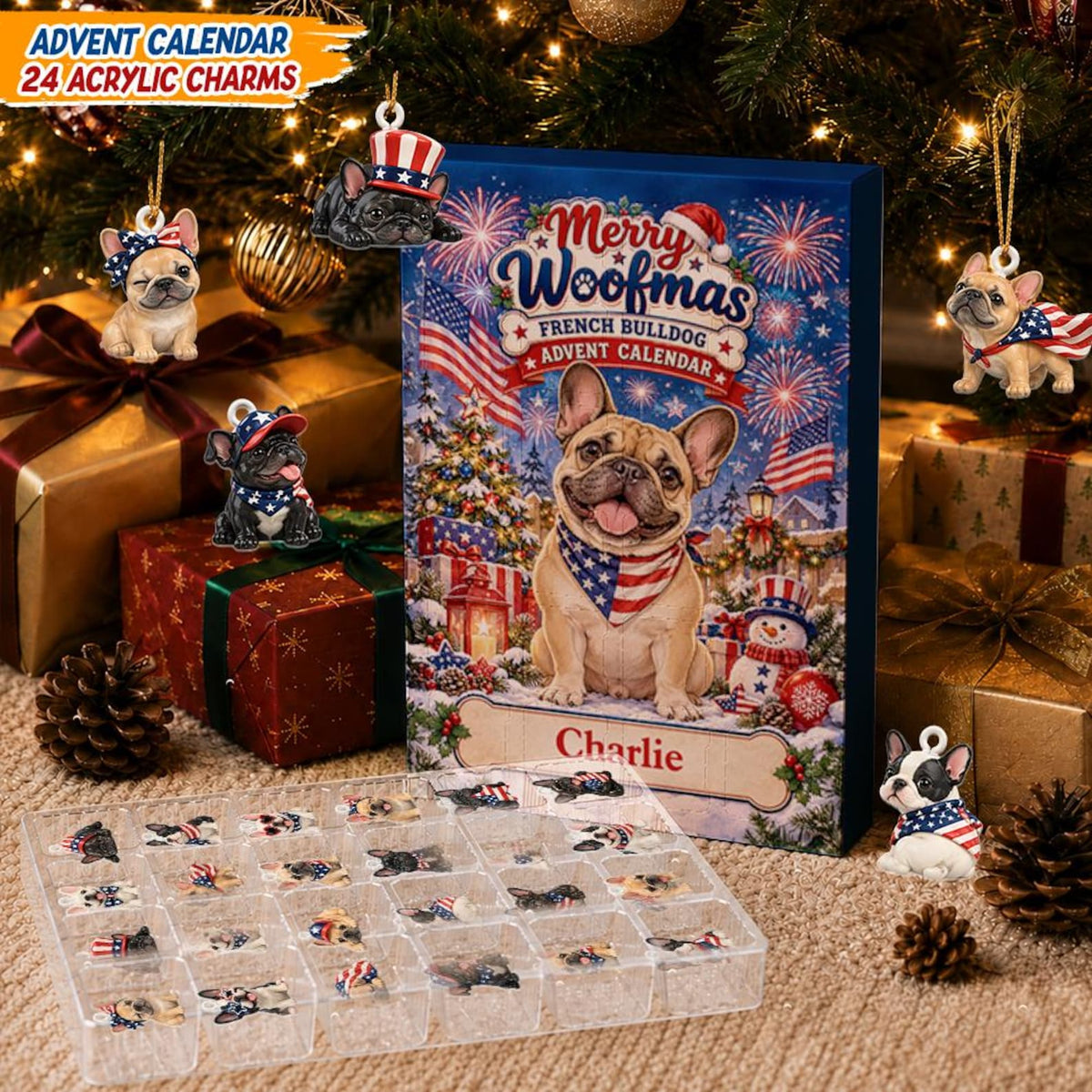 French Bulldog Advent Calendar, 24 Acrylic Charms, Personalized Dog Name, Daily Countdown Collectible Set 4cad6d9c-8676-4b68-86c9-06c7b1b056f0-il_1588xN.8647675123_614x.jpg